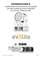 Evolite EVOWASH1240Z-R Mode D'emploi