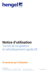 hengel ZS Serie Notice D'utilisation