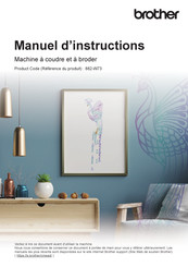 Brother 882-W73 Manuel D'instructions