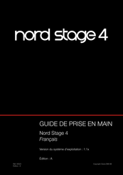 nord Stage 4 Guide De Prise En Main