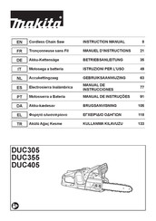 Makita DUC405 Manuel D'instructions