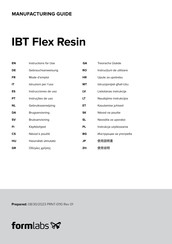 Formlabs IBT Flex Resin Mode D'emploi