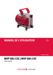 Pfeiffer Vacuum MVP 020-3 DC Manuel De L'utilisateur