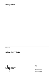 DORMA-Glas HSW EASY Safe Notice De Pose