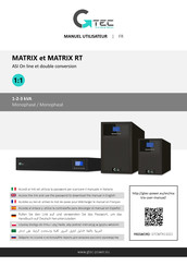 Gtec MATRIX 2 Manuel Utilisateur