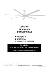 LUCCI Air ATLANTA Manuel D'installation