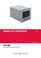 Pfeiffer Vacuum TPG 500 Manuel De L'utilisateur