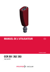 Pfeiffer Vacuum CCR 351 Manuel De L'utilisateur