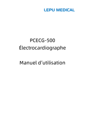Lepu Medical PCECG-500 Manuel D'utilisation