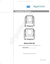 MASCO Bath Aqua Glass ASB Eleganza 48 Instructions D'installation