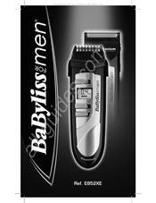 BaByliss for MEN E852XE Mode D'emploi