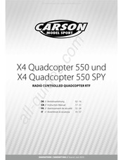 Carson X4 550 Avertissement De Sécurité