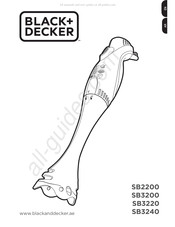 Black & Decker SB2200 Traduction Des Instructions D'origine