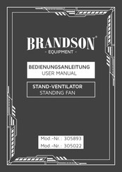 Brandson Equipment 305893 Mode D'emploi