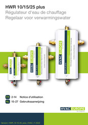 magnetic HVAC EUROPE HWR 15 plus Notice D'utilisation