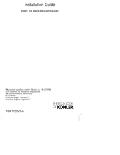 Kohler 27121-4-SN Guide D'installation