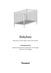 Ehrenkind Babybett Instructions De Montage