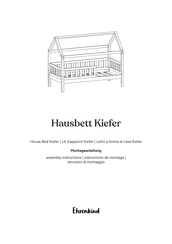 Ehrenkind Hausbett Kiefer Instructions De Montage