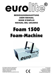 EuroLite Foam 1500 Mode D'emploi