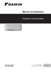 Daikin FTXTA CW Serie Manuel D'installation