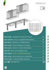 Pressalit Indivo RK1220-21 Manuel D'utilisation Et D'entretien