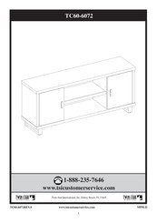 Twin-Star International TC60-6072 Instructions De Montage