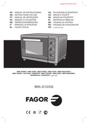 Fagor MH-2100G Manuel D'utilisation