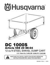Husqvarna 588 20 88-04 Consignes De Sécurité Et D'utilisation