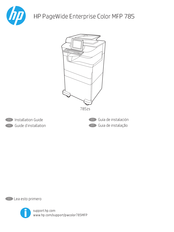 HP PageWide Enterprise Color MFP 785zs Guide D'installation
