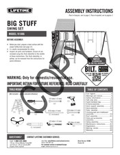 Lifetime BIG STUFF 91086 Instructions D'assemblage