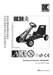 Kettler Kettcar MELBOURNE 0T01015-3000 Instructions De Montage