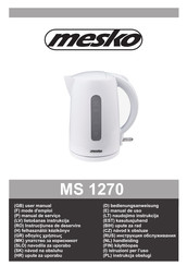 Mesko MS 1270 Mode D'emploi