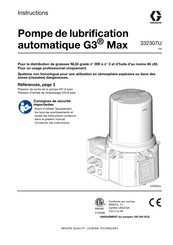 Graco G3 Max Série Instructions
