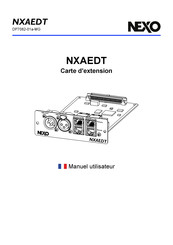 Nexo NXAEDT Manuel Utilisateur