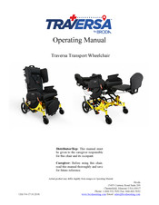 broda Traversa Transport Wheelchair Manuel D'utilisation