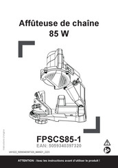 Kingfisher FPSCS85-1 Mode D'emploi