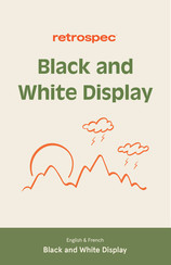 Retrospec Black and White Display Mode D'emploi