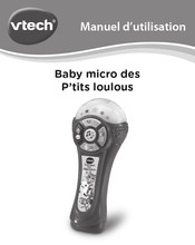 VTech Baby micro des P'tits loulous Manuel D'utilisation