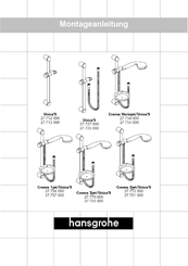 Hansgrohe Croma Variojet/Unica'S 27 754 000 Instructions De Montage