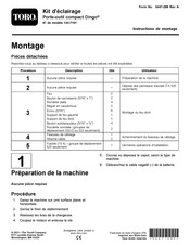 Toro 144-7101 Instructions De Montage