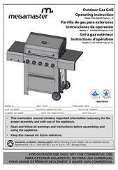 Megamaster 720-0982CR Instructions D'opération