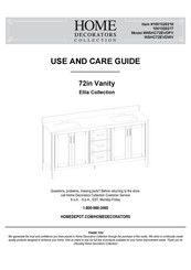Home Decorators Collection WSHC72EVDWV Guide D'utilisation Et D'entretien