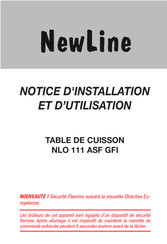 NewLine NLO 111 ASF GFI Notice D'installation Et D'utilisation