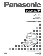 Panasonic DVCPRO50 AJ-LT95P Manuel D'instructions