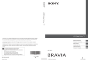 Sony BRAVIA KDL-19S57 Série Mode D'emploi