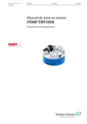 Endress+Hauser iTEMP TMT182B Manuel De Mise En Service