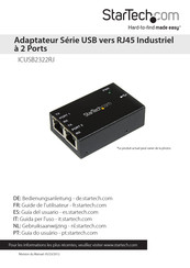 StarTech ICUSB2322RJ Guide De L'utilisateur