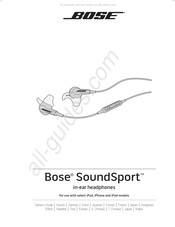 Bose SoundSport Mode D'emploi