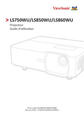 Viewsonic LS750WU Guide D'utilisation