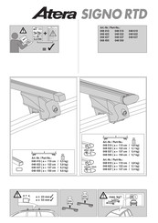 Atera SIGNO RTD 048 537 Instructions De Montage